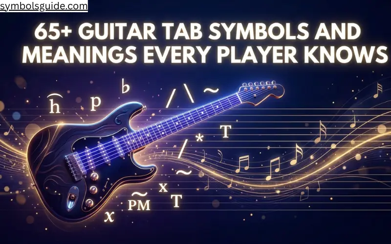 Guitar TAB Symbols