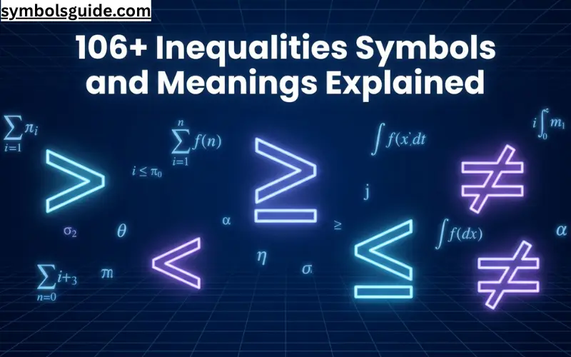 Inequalities Symbols
