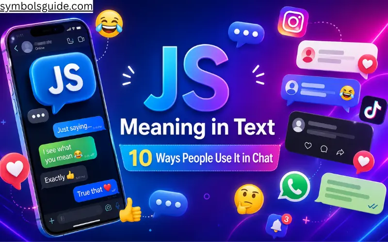 JS Meaning in Text
